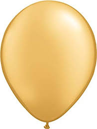 16" solid color FASHION  GOLD            50CT  QUALATEX PLAIN LATEX