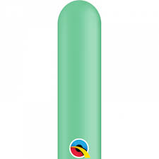 260Q" solid color FASHION     WINTERGREEN    100CT  QUALATEX PLAIN LATEX