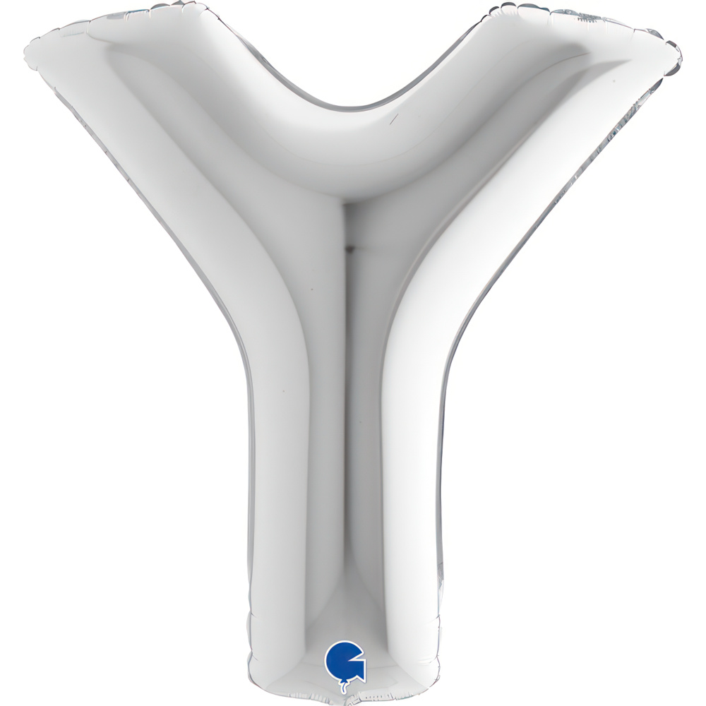 Letter Y Silver Single Pack 40"