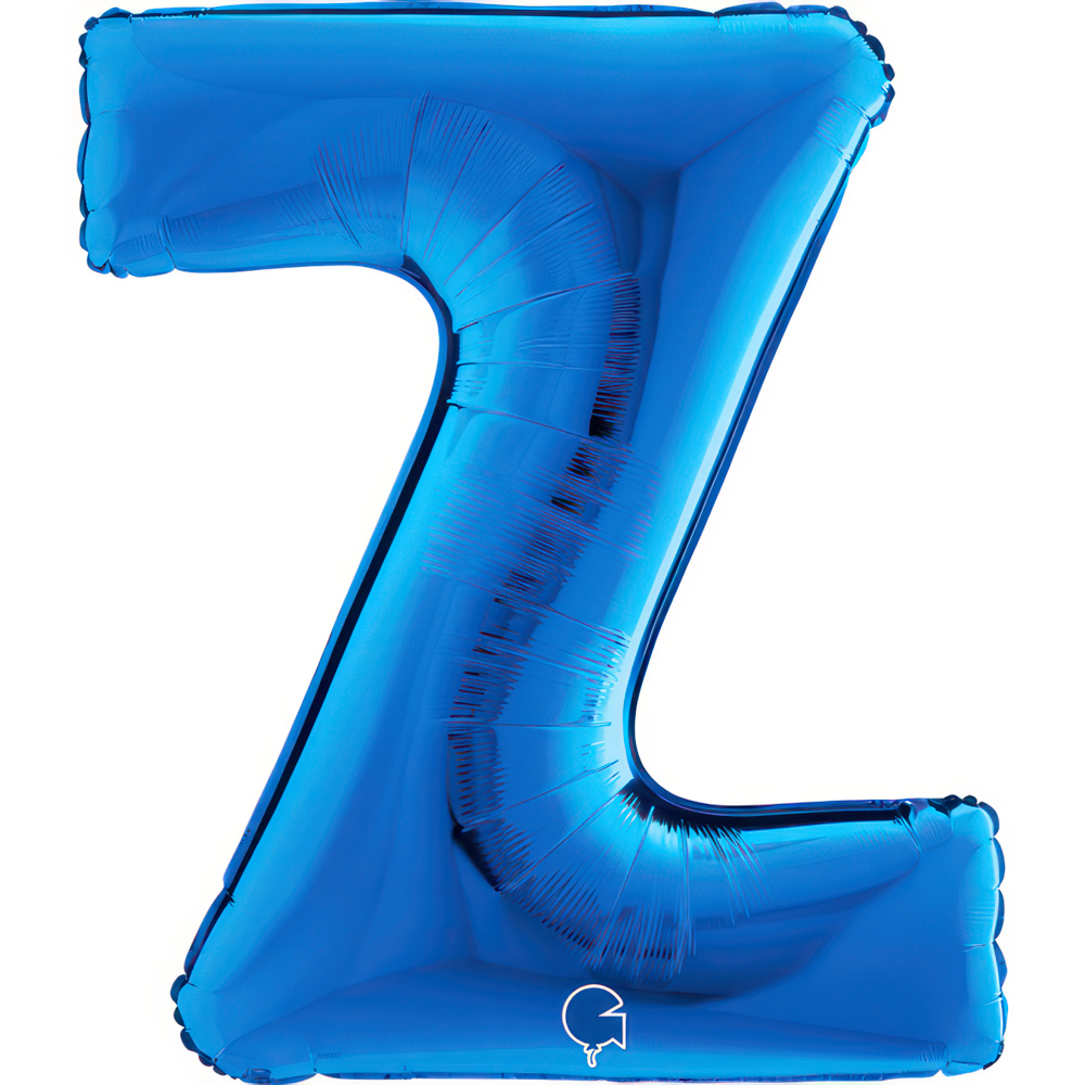 Letter Z Blue Single Pack 40"