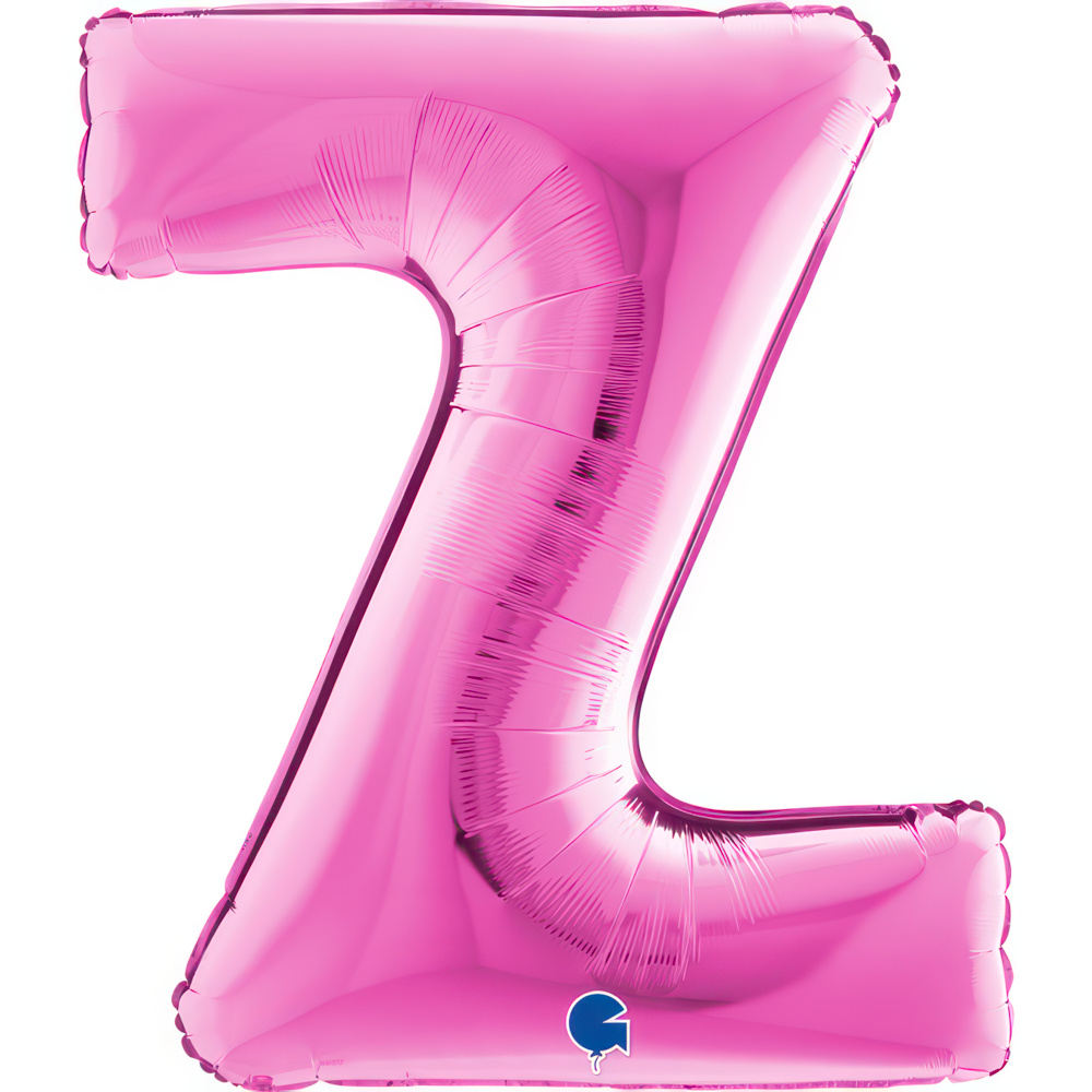 Letter Z Fuxia Single Pack 40"