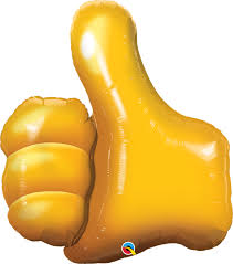 THUMBS UP! 35" SHAPE GROUP B PKT