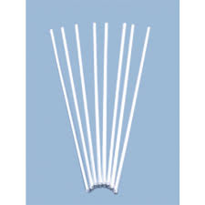 16" BALLOON STRAW  WHITE (100 PER BUNDLE) ASTE