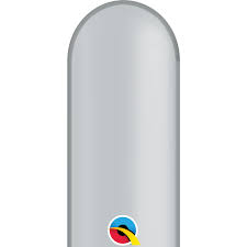 350Q solid color  METALLIC  SILVER         100CT  QUALATEX PLAIN LATEX