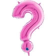 Symbol Question Mark Fuxia 40" - Single Pack