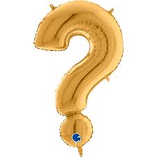 Symbol Question Mark Gold 40" - Single Pack