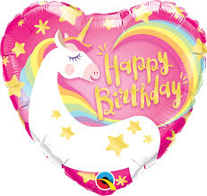MAGICAL UNICORN BIRTHDAY 18 PKT
