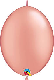 12" QLINK solid color METALLIC   ROSE GOLD       50CT