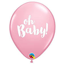 11" baby OH BABY!  PINK   *25 CT