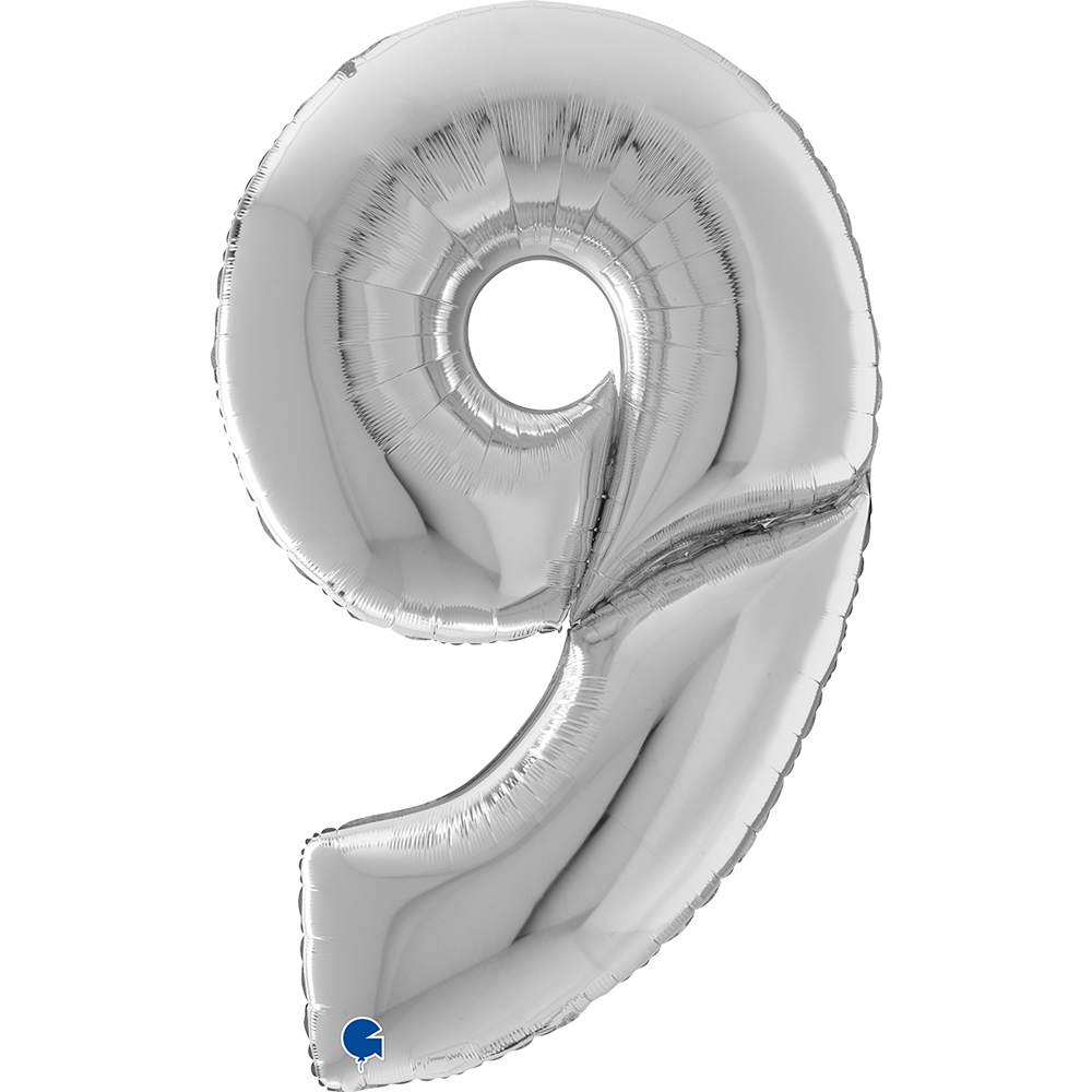 Number 9 Silver 64"  cm. 163  "Single Pack"