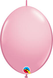 12" QLINK solid color STD PINK  (50CT)