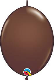 12" QLINK solid color FASHION  CHOCOLATE BRN   50CT