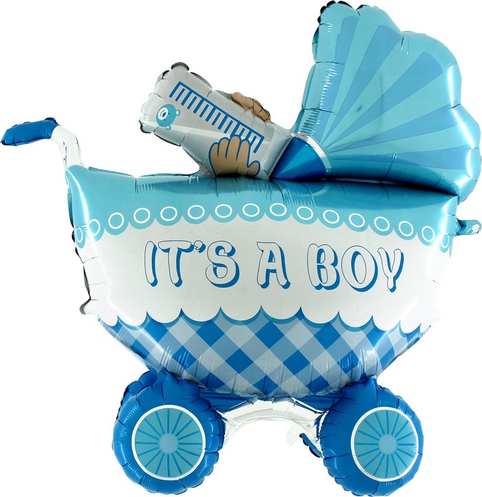 33" shape 3D Its a Boy Buggy
Size / 81x78x32 cm
Gas Capacity
0,070 m3