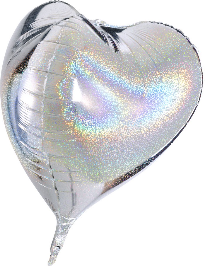 Heart Glittering 3D Holographic - 

Size
23" / 41x43x39 cm