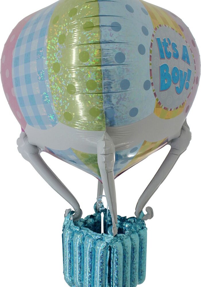 52" shape 3D Maxiloons Hot Air Patchwork Baby Boy3'