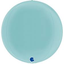 GLOBES 15" PASTEL BLU