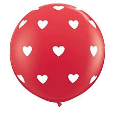 3 FT"  love  random heartsred 2CT