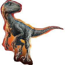 JURASSIC WORLD RAPTOR 38" SHAPE GROUP C PKT YZP
