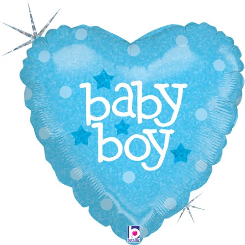09" Heart baby  Boy 
7 inch / 19x19 cm