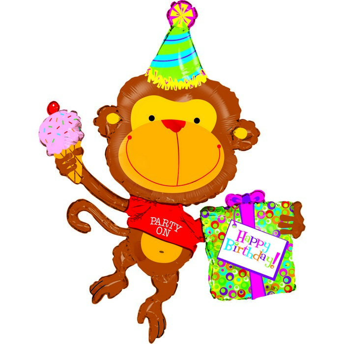49" Birthday Monkey