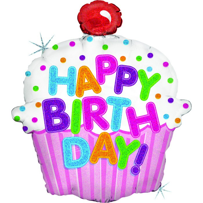 31" Happy Birthday Cupcake