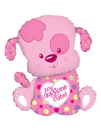 33" shape Too Doggone Cute - Girl