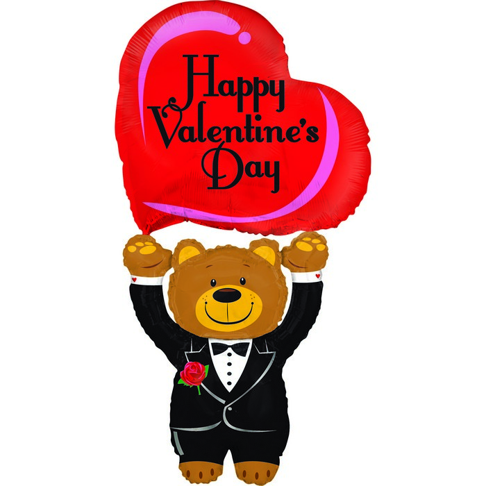 Special Delivery Valentine Bear4.5'