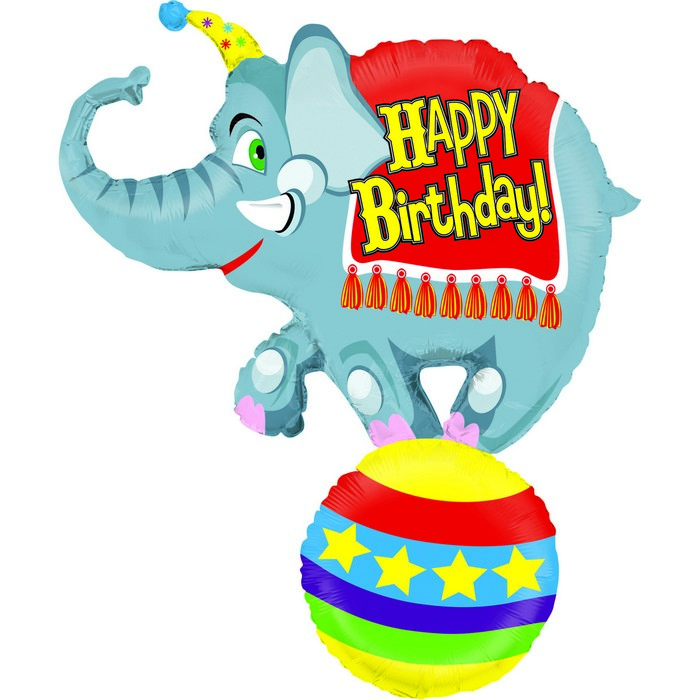 41" Circus Elephant Birthday