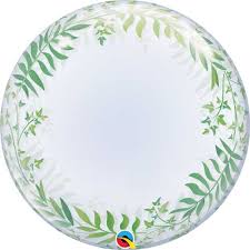 24" DECO BUBBLE stampati ELEGANT GREENERY

QUALATEX