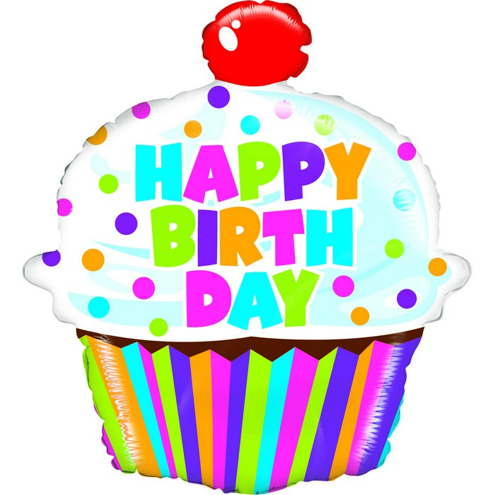 31" Mighty Birthday Cupcake