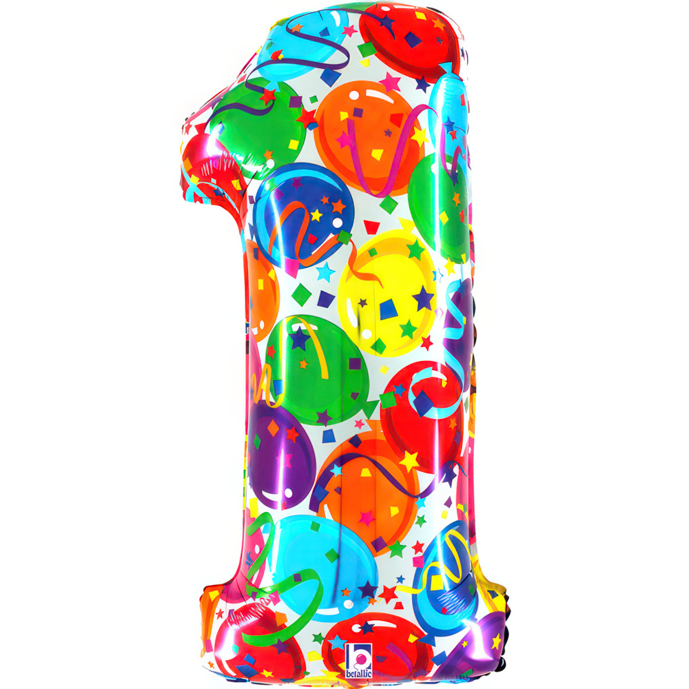 Number 1 Party Megaloon 40" Single Pack