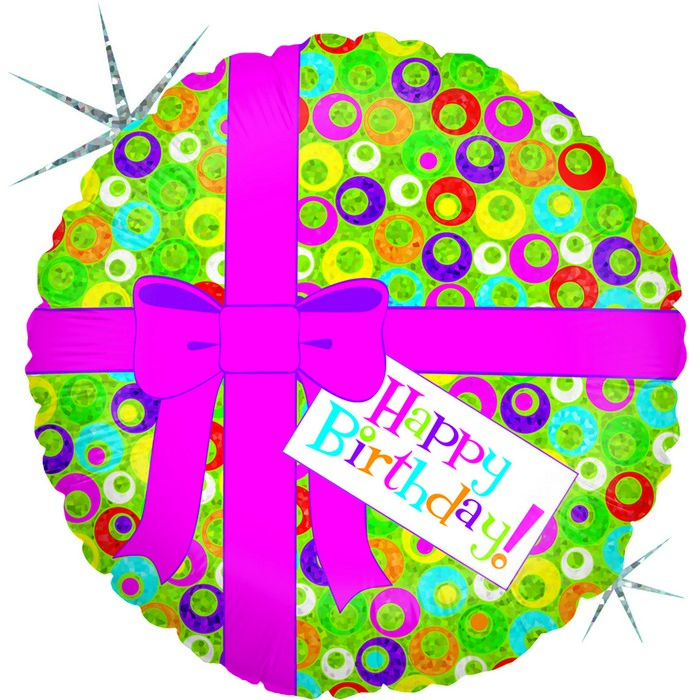 18" Pink Bow Birthday