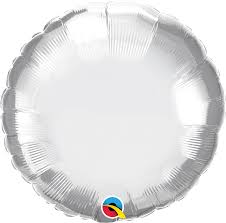 18" SILVER CHROME ROUND FLAT Q - FINO A ESAURIMENTO SCORTE - POI IMBUSTATO