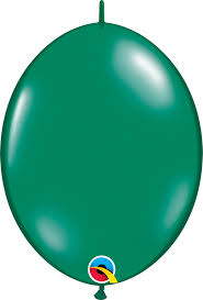6" QLINK EMERALD GREEN   50CT  QUALATEX QUICK LINK BALLOONS