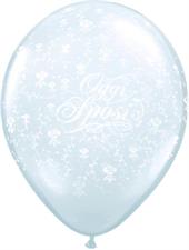 11" RND ST OGGI SPOSI FLOWER DC - 100 pz