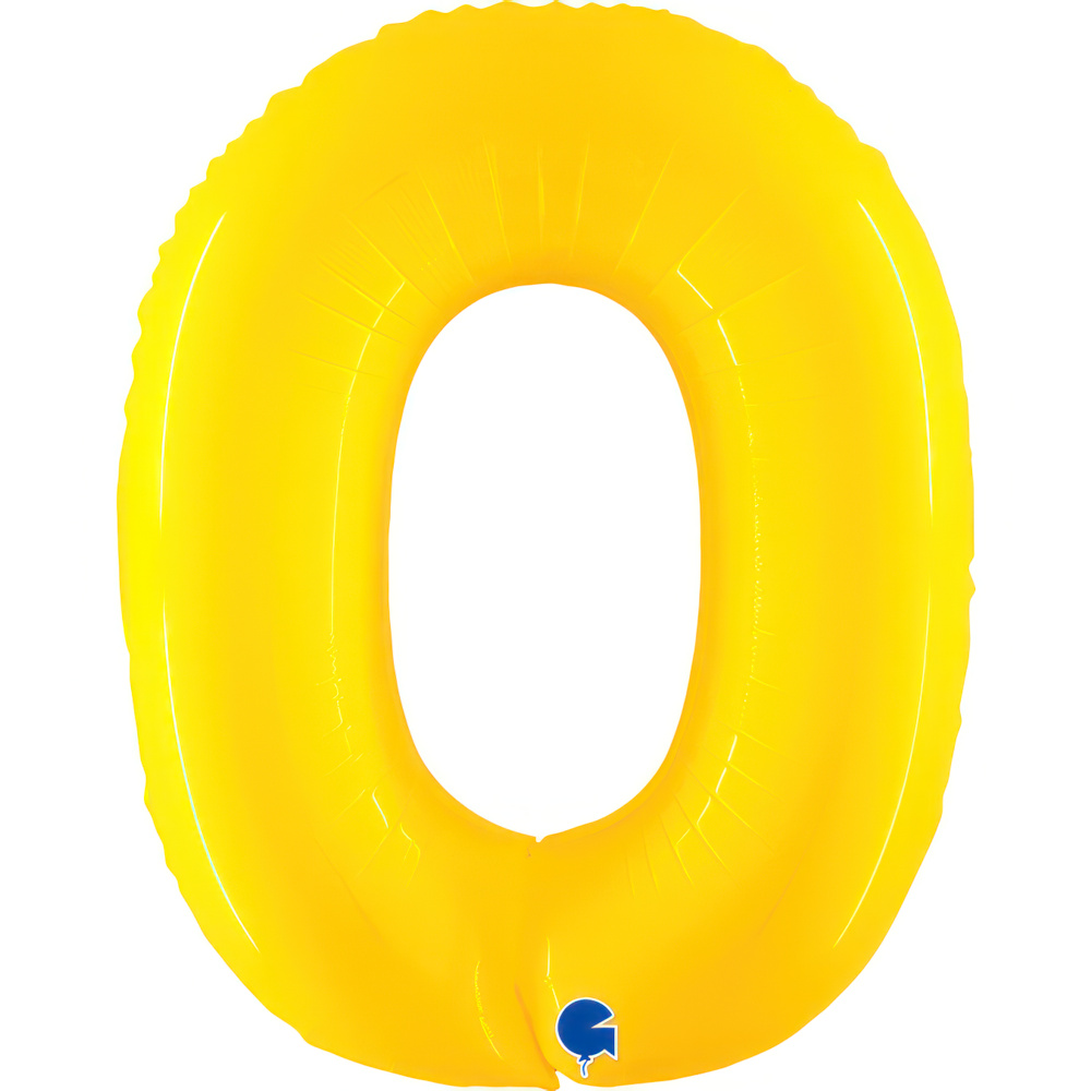 Number  0    Shiny Yellow Fluo 40"  Single Pack