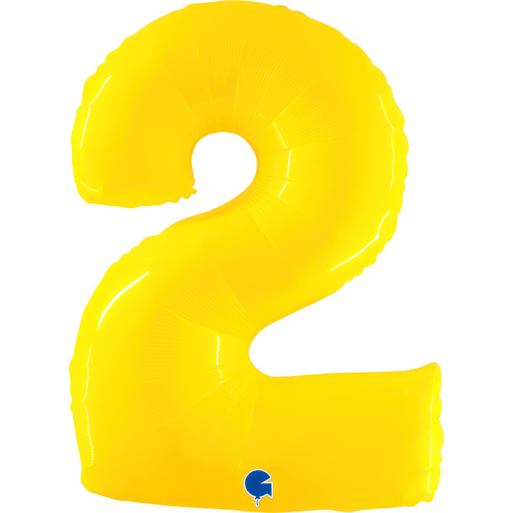 Number 2      Shine Yellow Fluo 40" Single Pack