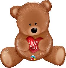 TEDDY BEAR I LOVE YOU 35" SHAPE GROUP C PKT YZP