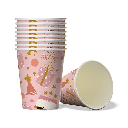 HB Rose Confetti Cups ml 250
(Pz 8)