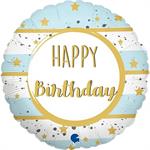 01 shape Happy Birthday Star mini
size 9"