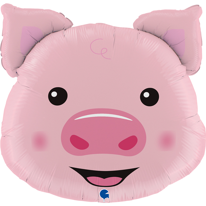 05 shape animal head PIG
Size 24" / 51x45 cm