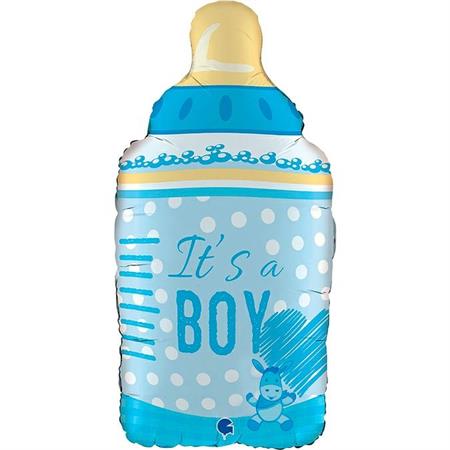 25" shape BOTTLE IT'S A BOY
Size  / 30x64 cm
Gas Capacity
0,026 m3