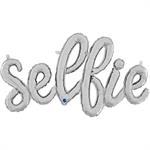 20 shape Selfie Script - Silver
size  43" - 109cm