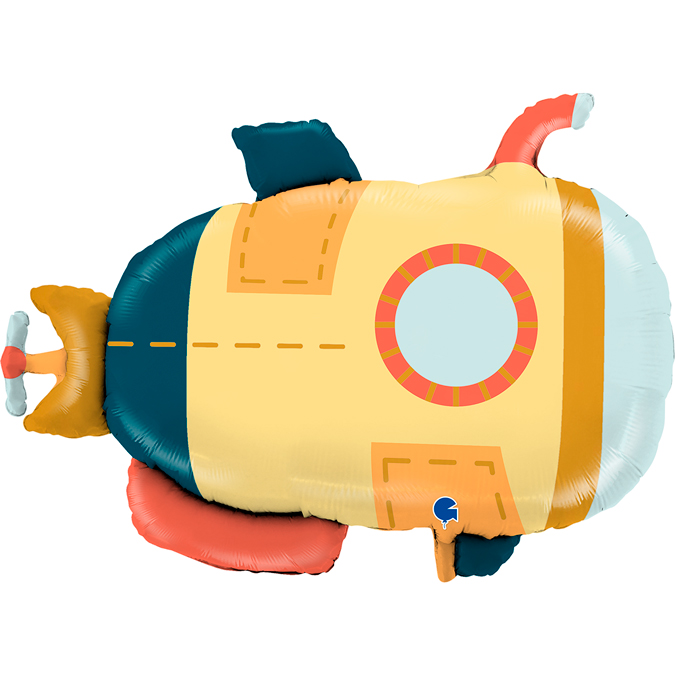 06 shape sea SUBMARINE 
Size 24" / 61x43 cm