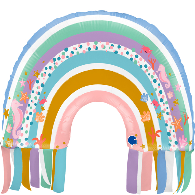 16 shape RAINBOW MARITIME
Size 25"/ 63x58 cm