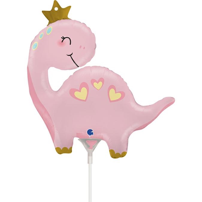 10  shape  dinosaur Cute Pink Dino 

Size 14" / 26x27 cm