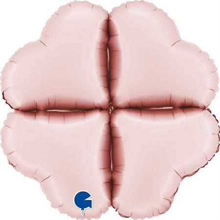 BASE HEARTS MINI 12" SATIN PASTEL PINK