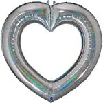 Linky Heart Glitter Silver 41"

Size
41" / 85x84 cm