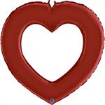 Linky Heart Satin Rubin Red 41"

Size
41" / 85x84 cm