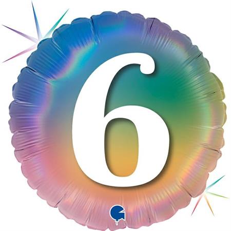 18" z Happy 6 Colourful Rainbow